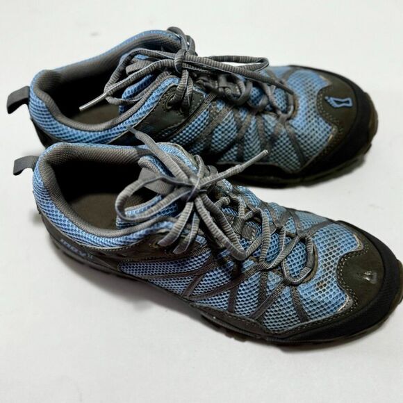 Inov-8 Terroc 308 Women’s Trail Running Shoes Size 7.5 Blue Gray Mesh Hiking Sne - Picture 2 of 6